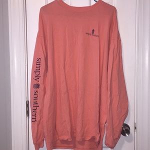 long sleeve simply southern tee shirt